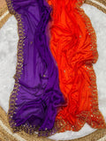 PURE CHINNON PEDING EMB WORK SAREE (132)