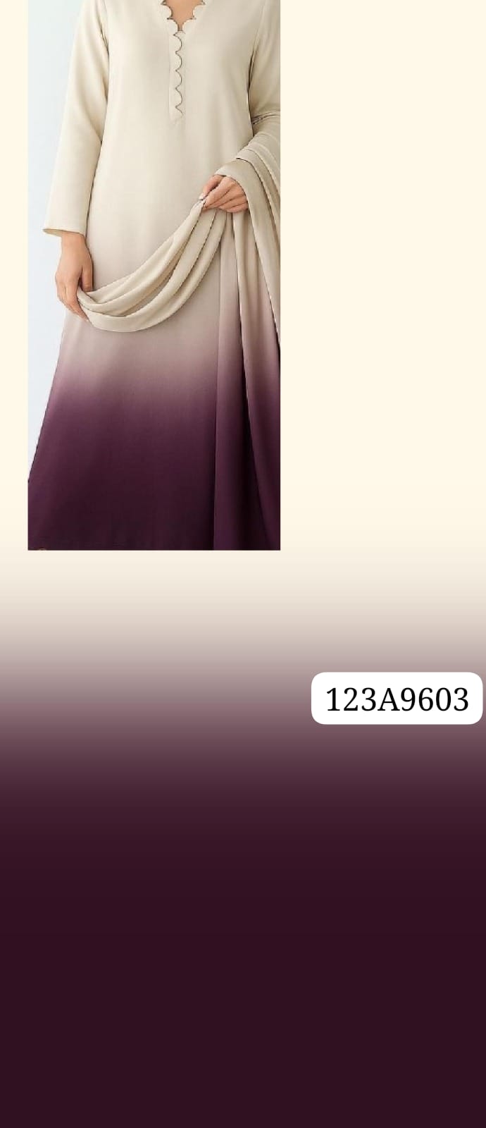 Ombre satin silk 44" inches ASSORTED PER METRE (123)