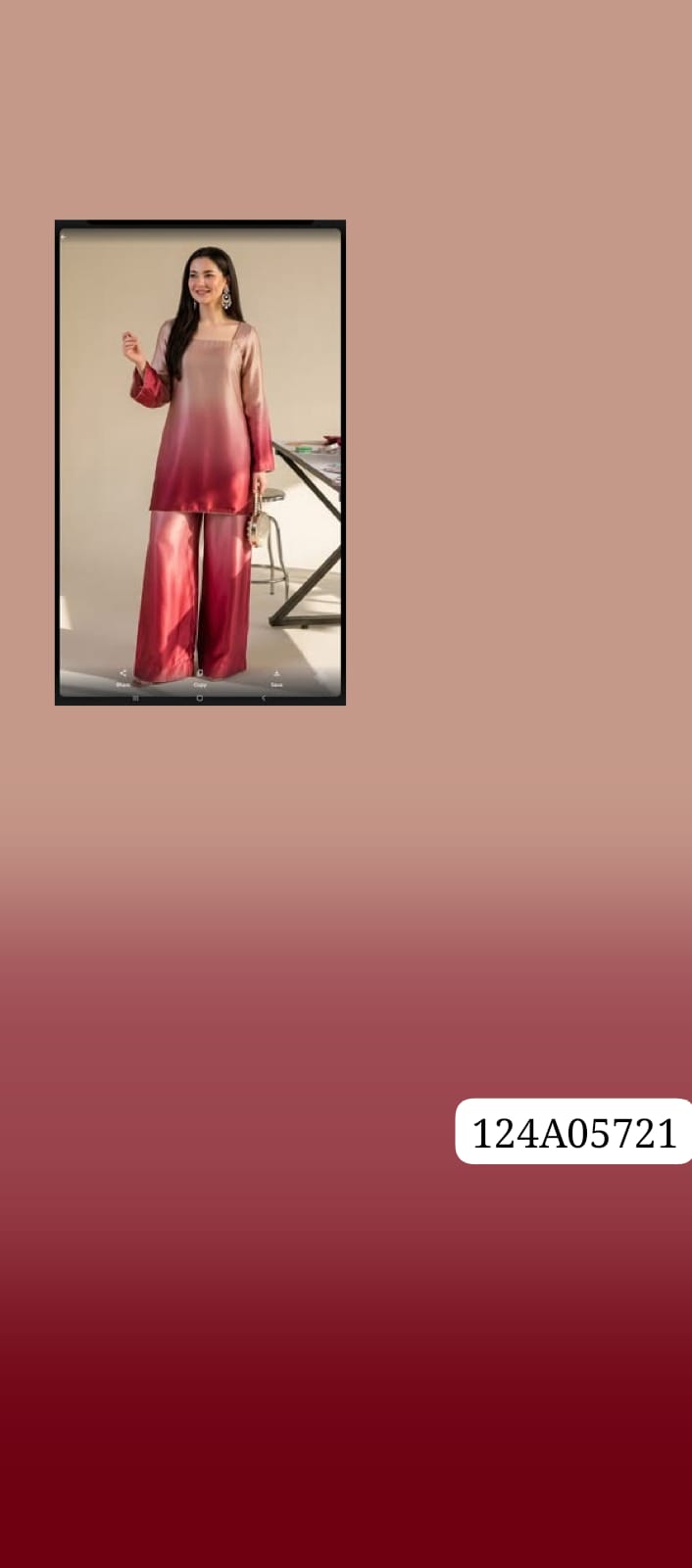 Ombre satin silk 44" inches ASSORTED PER METRE (124)
