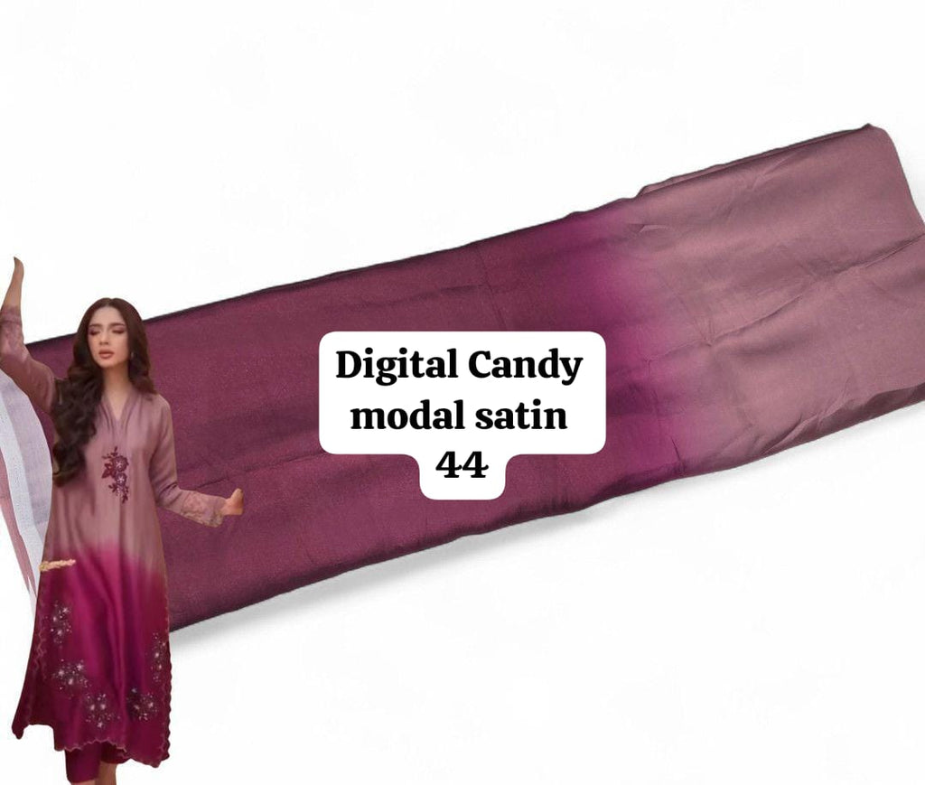 Ombre satin silk 44" inches ASSORTED PER METRE (103)